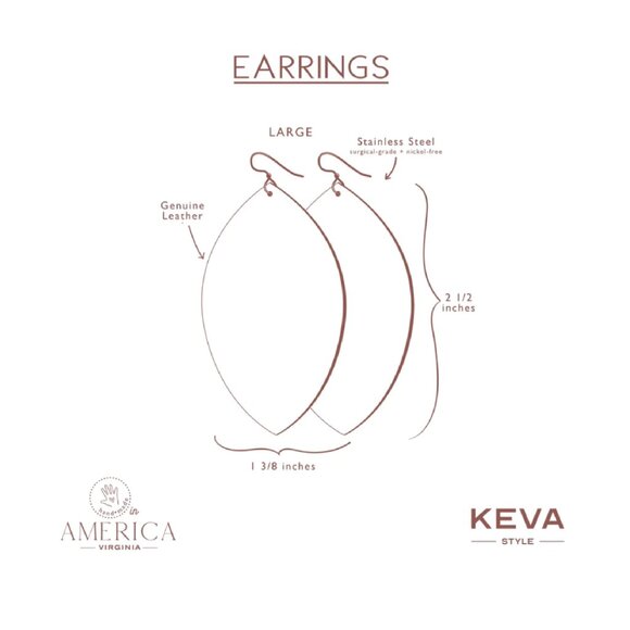 🆕 Keva Style Starburst Tan Earrings - Picture 7 of 7